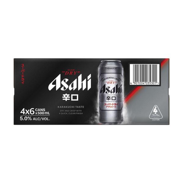 Asahi SUPER DRY 500ml×24缶 6缶パック×4 Amazon.co.jp: アサヒ スーパードライ 500ml×6缶パック : 食品