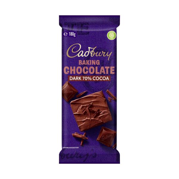 Baking 70% Cocoa Dark Chocolate Block