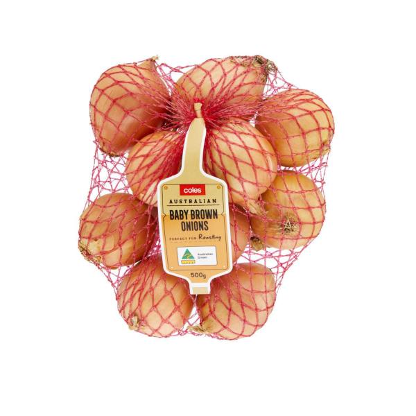 Coles Baby Brown Onions | 500g