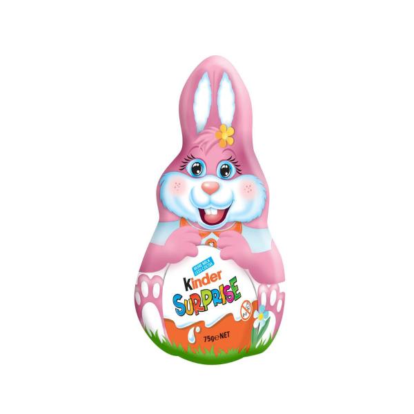 Kinder Surprise Chocolate Easter Bunny Pink 75g product image