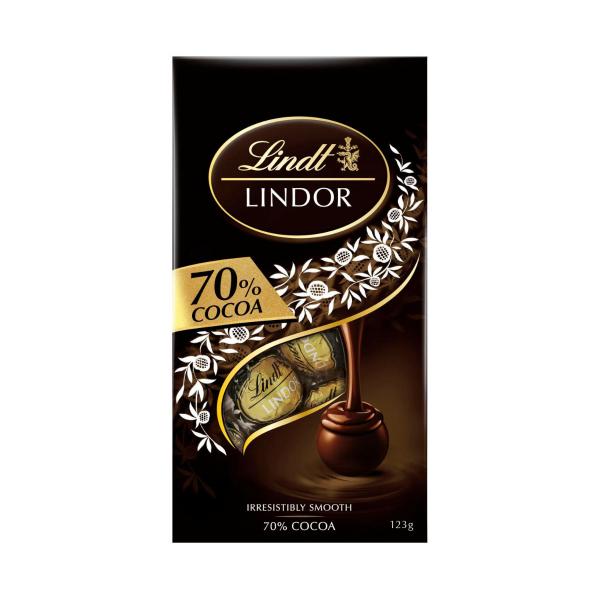 Lindor 70% Cocoa Dark Chocolate Balls Bag