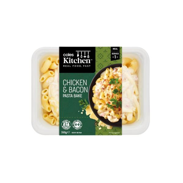 Coles Kitchen Chicken & Bacon Pasta Bake 350g product image