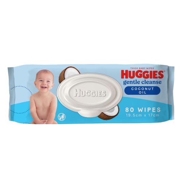 Huggies Thick Baby Wipes Coconut Oil 1 pack product image