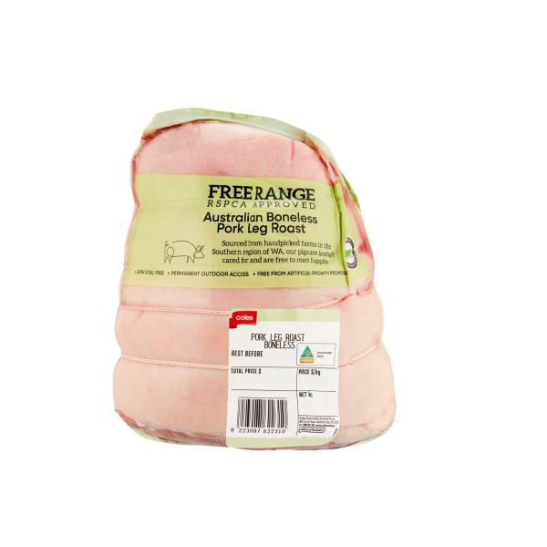 Free Range Pork Leg Roast Boneless