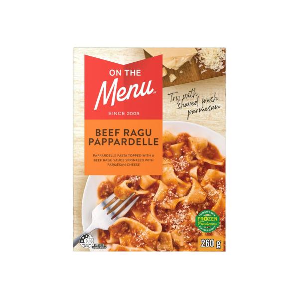 On The Menu Frozen Pappardelle Ragu 260g product image