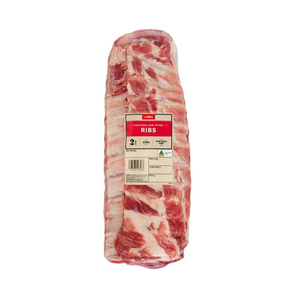 Coles Pork Ribs BBQ approx. 1.2kg product image