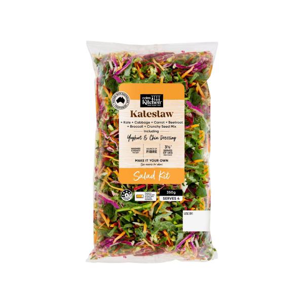 Coles Kitchen Kaleslaw Salad Kit 350g product image
