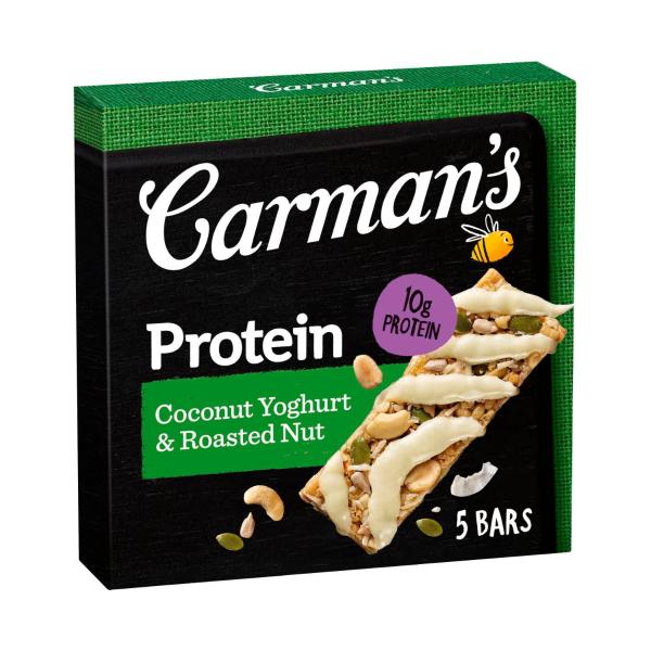 Carman's Protein Muesli Bars Coconut Yoghurt & Roasted Nut 200g product image