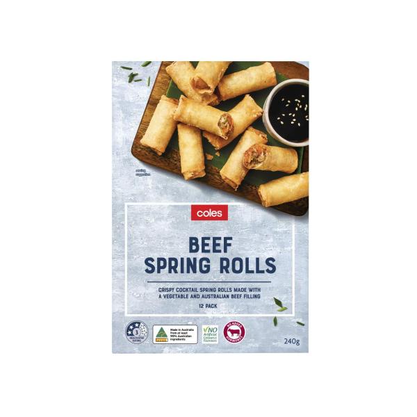 Beef Spring Rolls