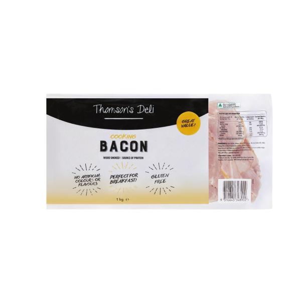 Thomson's Deli Cooking Bacon 1kg product image