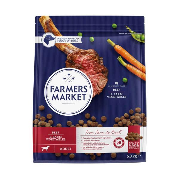 Adult Dry Dog Food Beef With Farm Vegetables