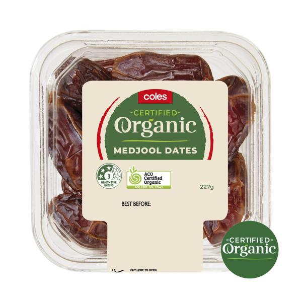 Coles Organic Medjool Dates 227g product image