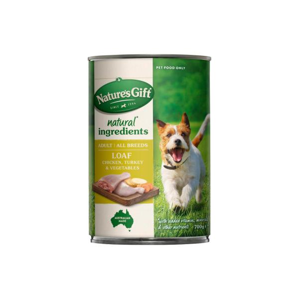 Nature's Gift Chicken Turkey And Vegetable Dog Food 700g product image