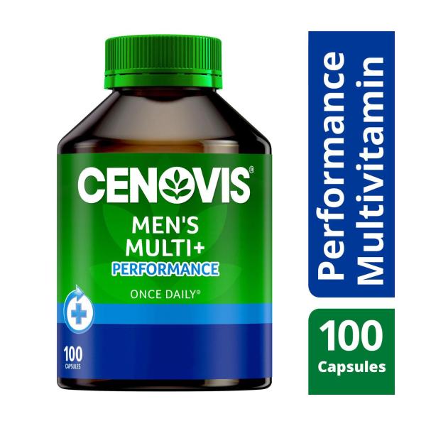 Cenovis Men's Multivitamin + Performance Multi Capsules 100 pack product image