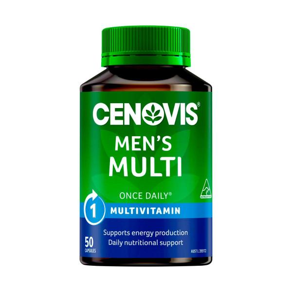 Cenovis Men's Multivitamin Capsules Multi For Energy 50 pack product image