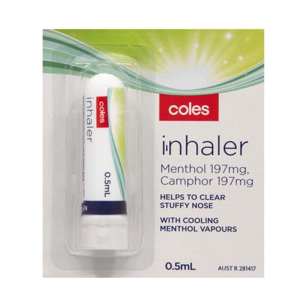 Buy Coles Menthol Inhaler 1 Pack Coles Buy Coles Menthol Inhaler 1 Pack Coles