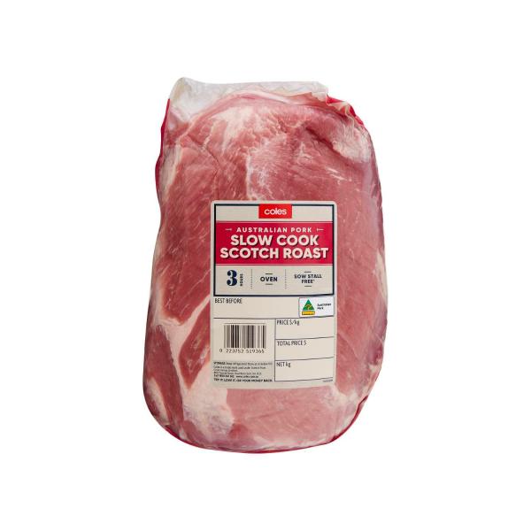 Pork Slow Cook Scotch Roast