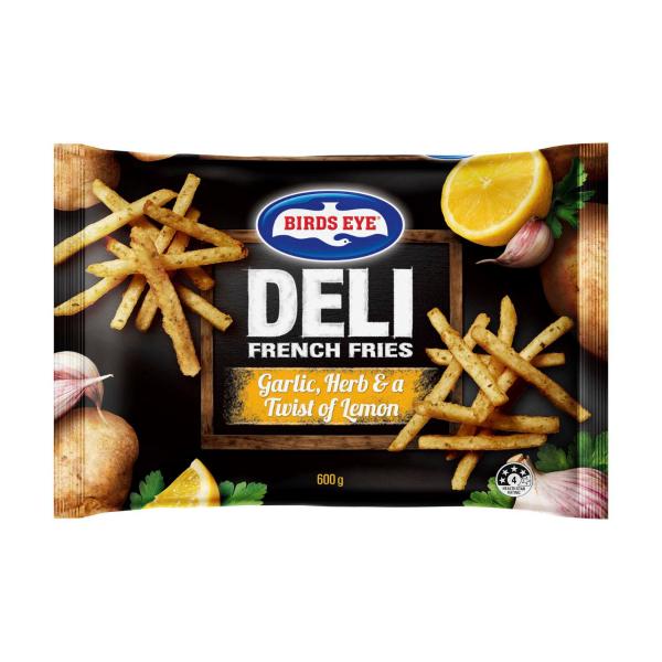 Deli Chips French Fries Garlic Herb Lemon