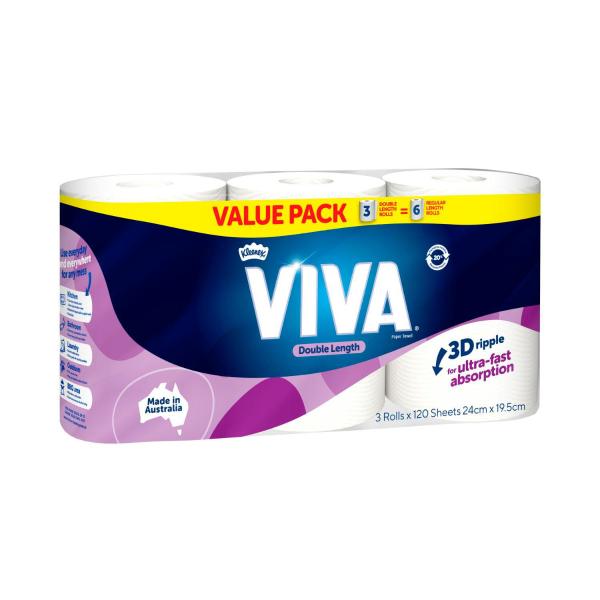 Paper Towel Double Length White