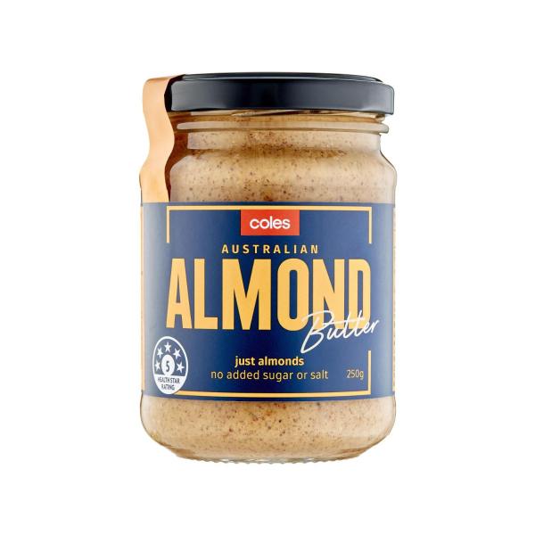 Coles Australian Almond Butter 250g product image