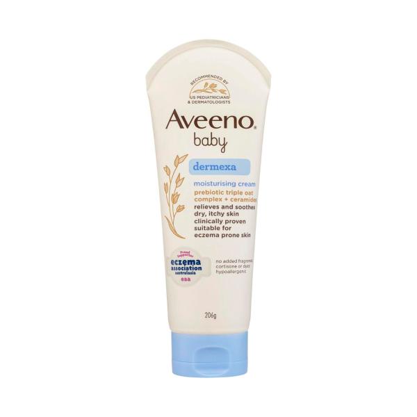 Aveeno Baby Dermexa Fragrance Free Eczema Prone Sensitive Moisturising Cream 206g product image