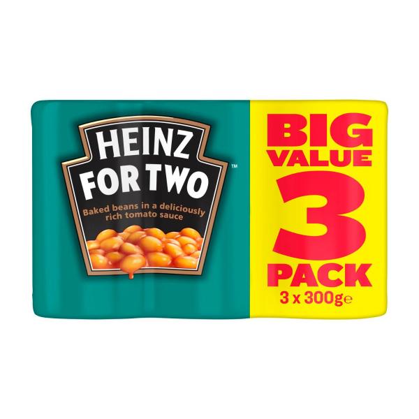 Heinz Baked Beans in Tomato Sauce Beans 3 Pack 300g product image