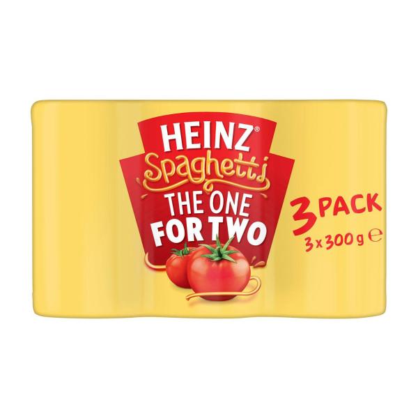Heinz Spaghetti Tomato & Cheese Pasta 3 Pack 900g product image