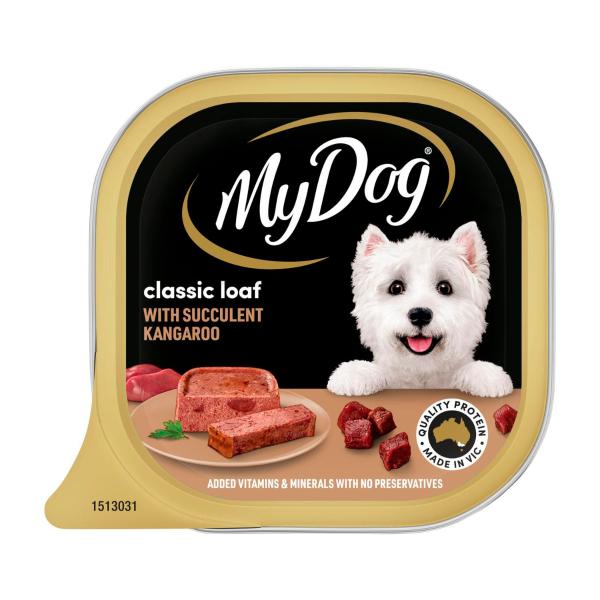 My Dog Adult Wet Dog Food Classic Loaf With Succulent Kangaroo Tray 100g product image