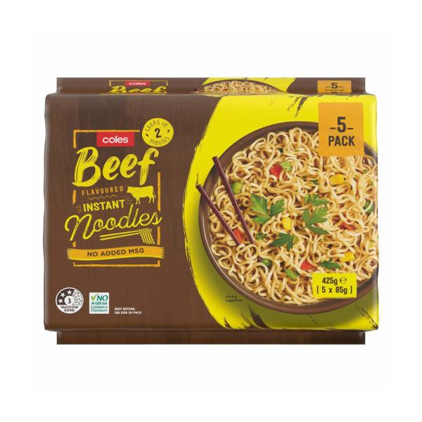 Beef Instant Noodles 5x85g