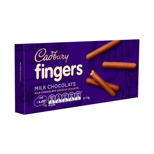 Fingers Milk Chocolate Covered Biscuits