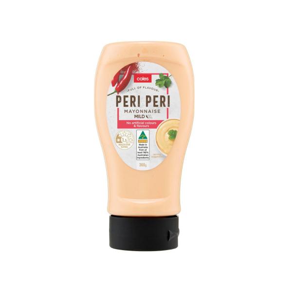 Coles Peri Peri Mayonnaise 360g product image