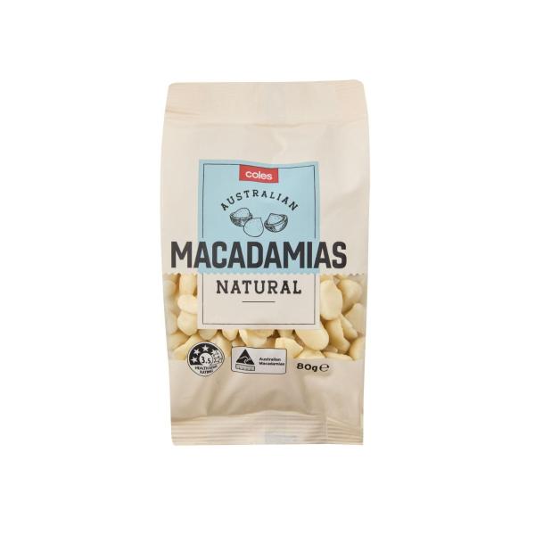 Coles Macadamias 80g product image