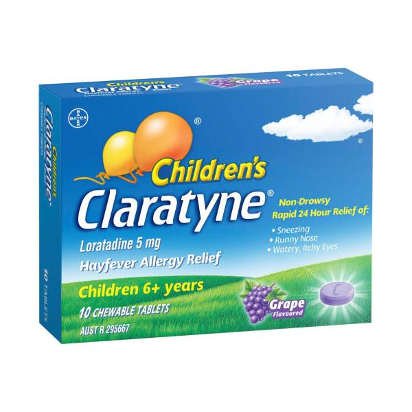 Children's Grape Chewable 5mg Tablets
