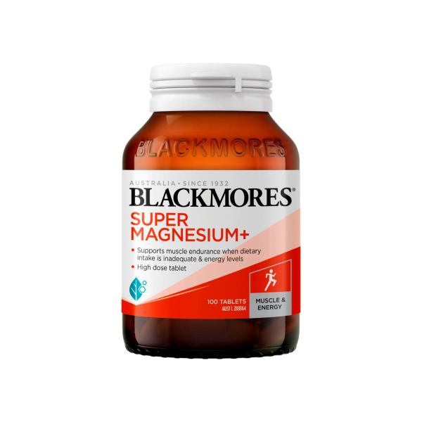 Blackmores Super Magnesium+ Muscle Vitamin Tablets 100 pack