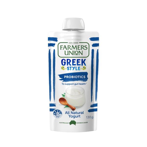 Greek Style Yoghurt Pouch Natural