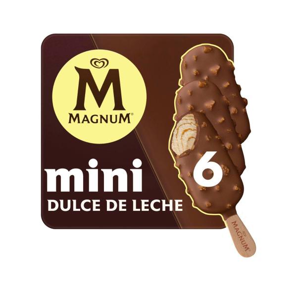 Magnum Mini Dulce De Leche Ice Cream Sticks 6 Pack