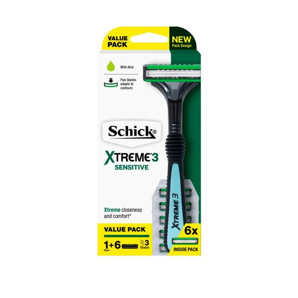 Schick Xtreme 3 Hybrid Disposable | 6 pack – Coles
