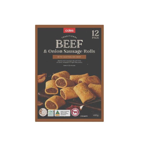 Beef & Onion Party Sausage Roll