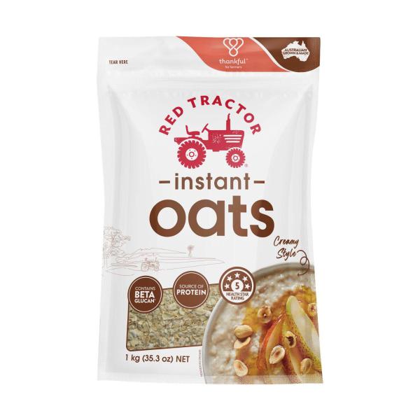Red Tractor Australian Instant Oats 1kg product image