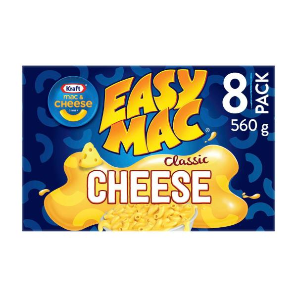 Kraft Easy Mac And Cheese Classic Cheese Pasta Macaroni Noodles 560g product image