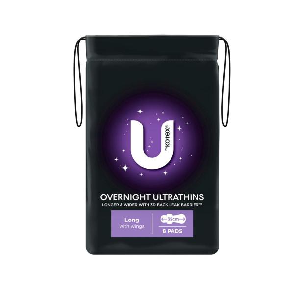 Overnight Ultrathin Pads Long With Wings