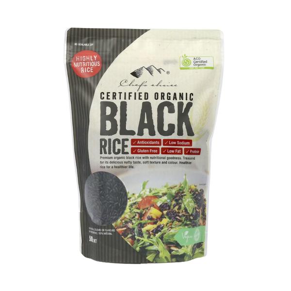 Chef Pick Rice Buy Chef Choice Organic Black Rice 500g | Coles