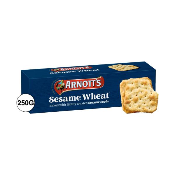 Arnott's Crackers Sesame Wheat 250g product image