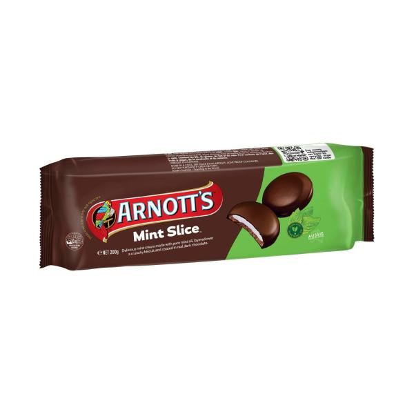 Arnott's Chocolate Biscuits Mint Slice 200g product image