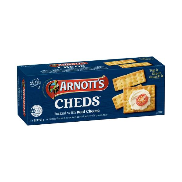 Arnott's Crackers Cheds 250g