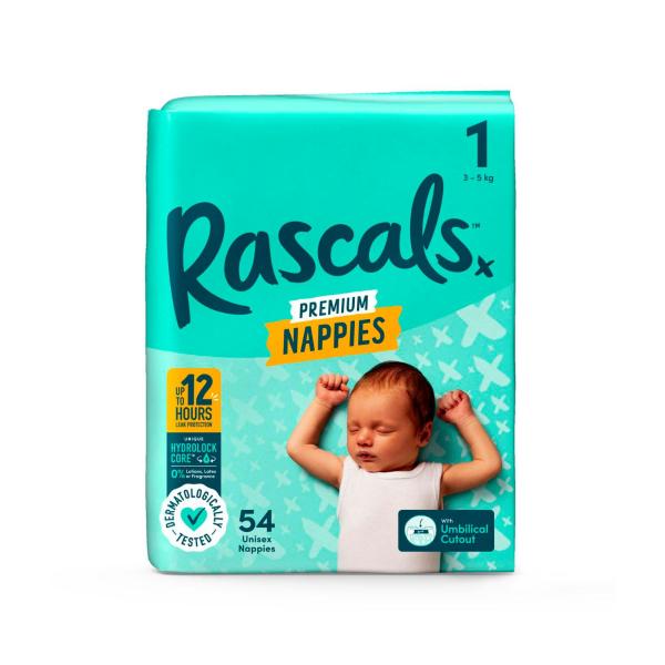 Premium Nappies Size 1 (3-5kg)