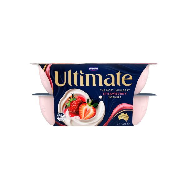 Yoghurt Juicy Strawberry 4x115g