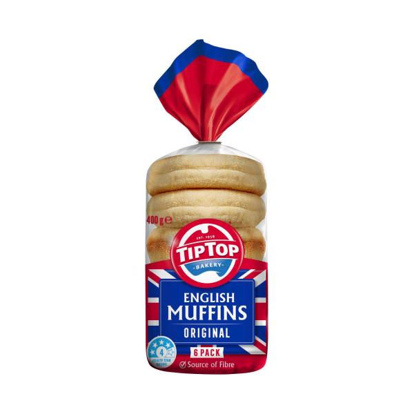 Tip Top Muffins English | 400g – Coles