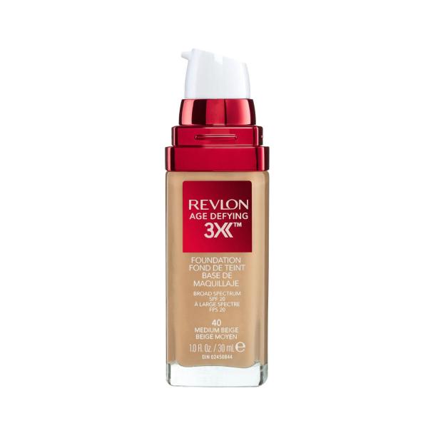 Age Defying 3X Medium Beige Foundation Spf 20