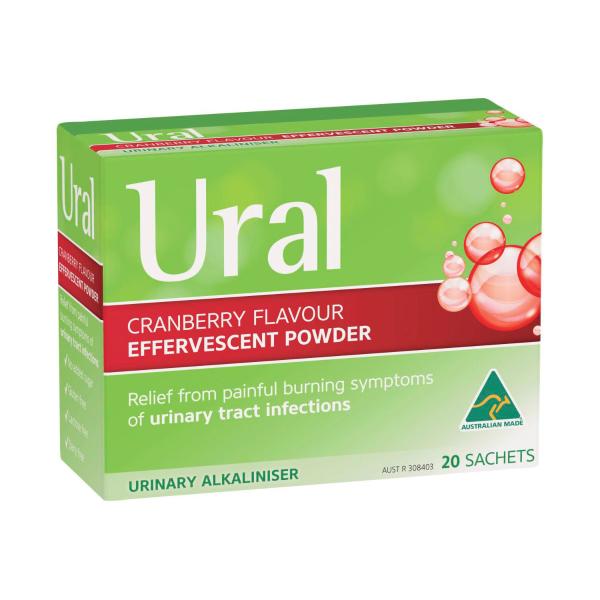 Sugar Free Cranberry 20 Effervescent Powder Sachets